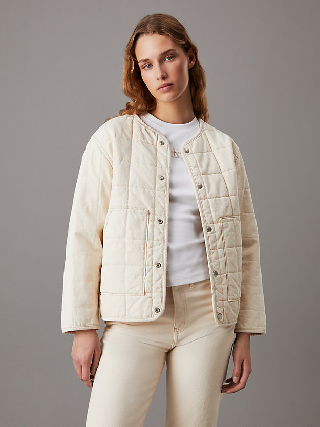 Quilted Denim Jacket
