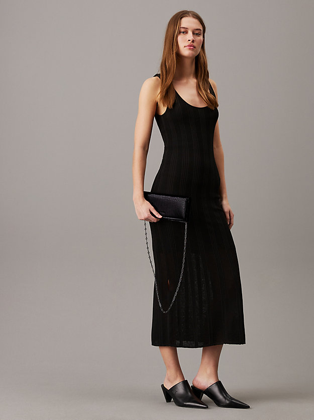Mini Croc Effect Crossbody Bag