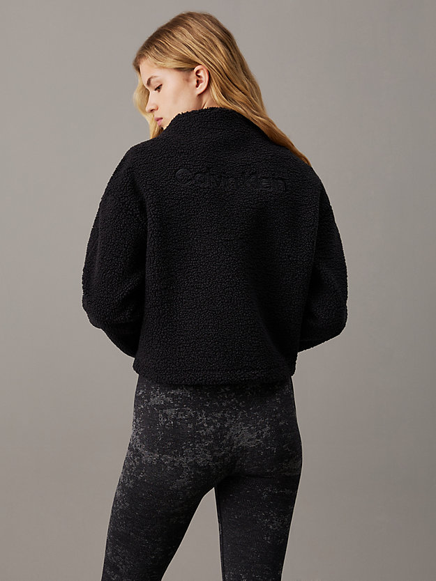 Cropped Sherpa Fleece Pullover