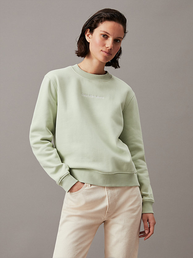 Cotton Blend Fleece Sweatshirt