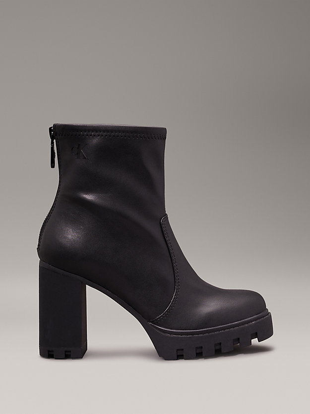 Platform Heeled Boots