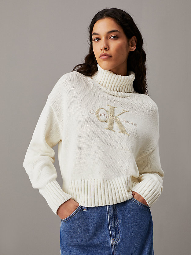 Monogram Roll Neck Jumper