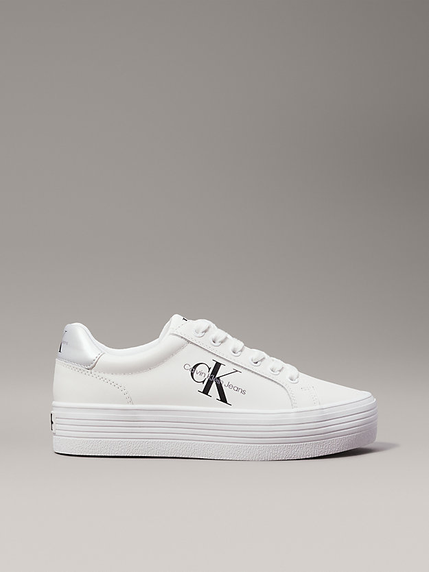 Leather Platform Trainers