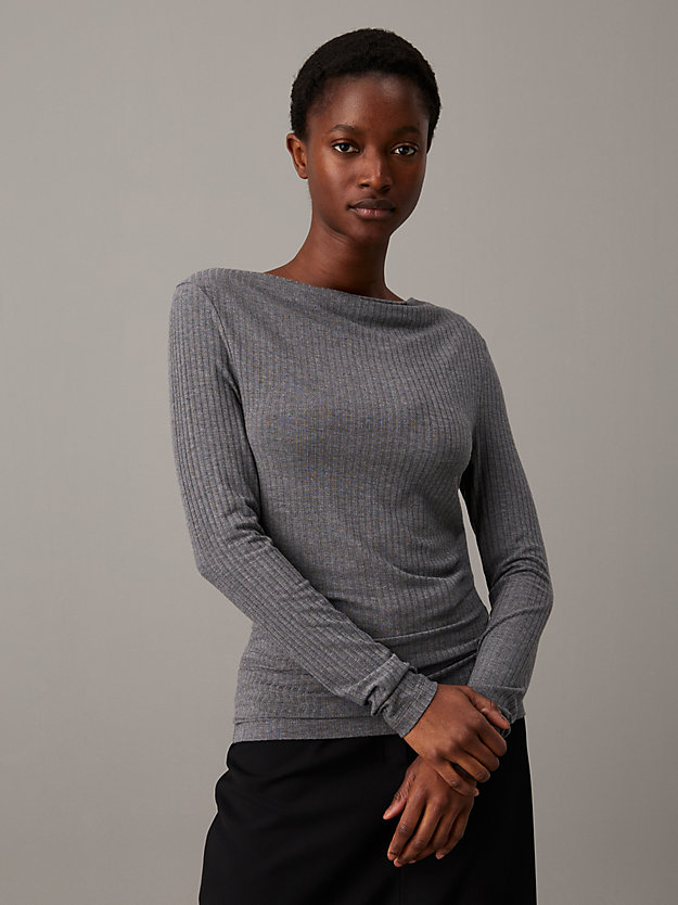 Fitted Cowl Neck Top