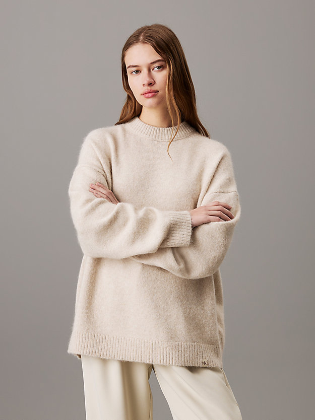 Relaxed Wool Blend Jumper