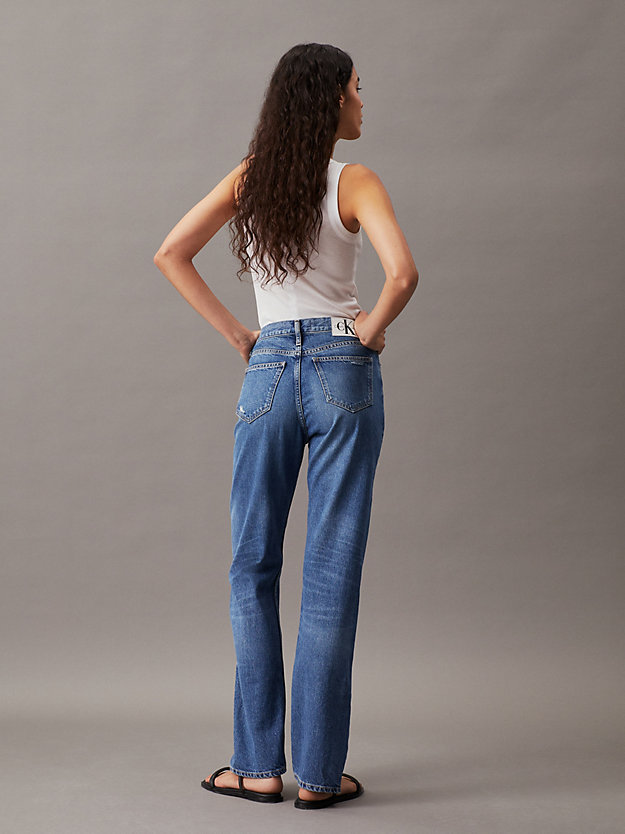 High Rise Straight Jeans