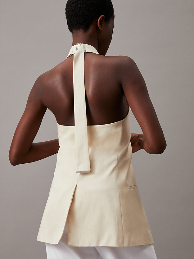 Open Back Suiting Gilet