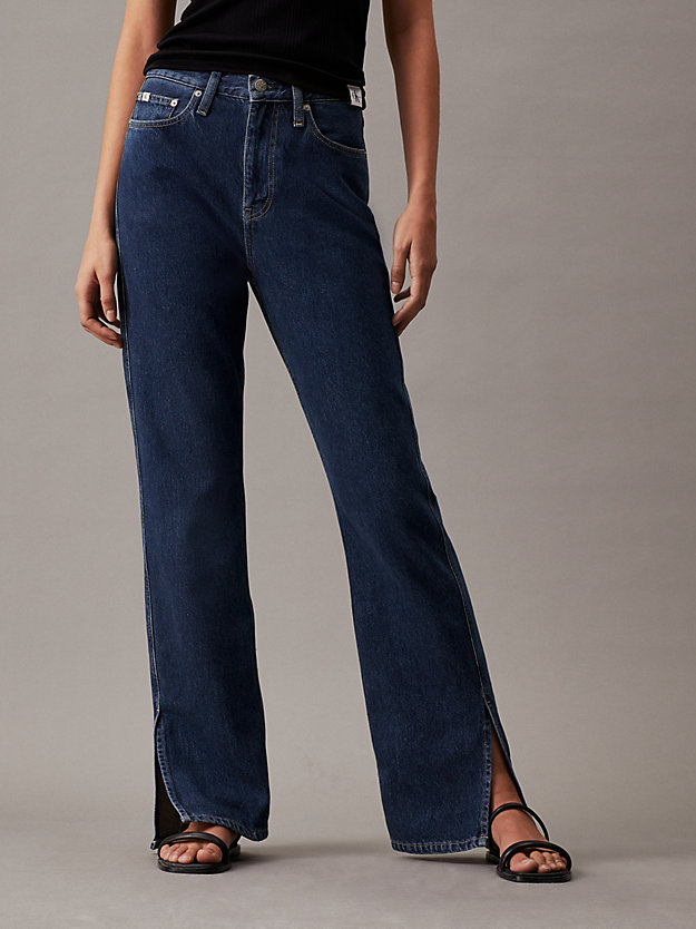 High Rise Straight Jeans