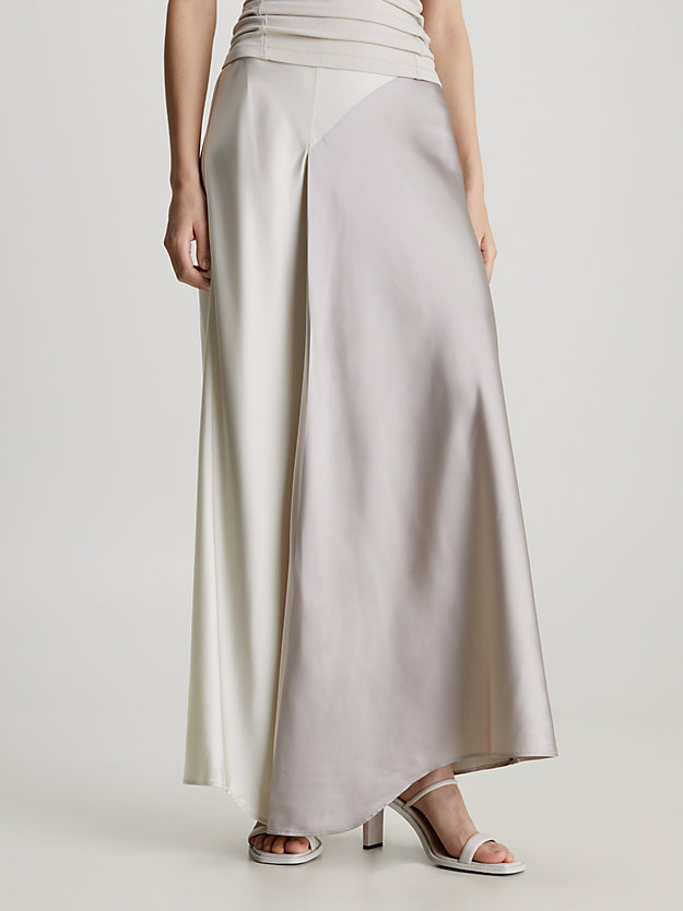 Fitted Colourblock Maxi Skirt