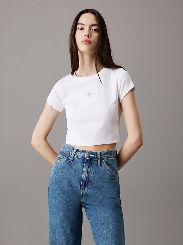 Slim Ribbed Cotton T-shirt