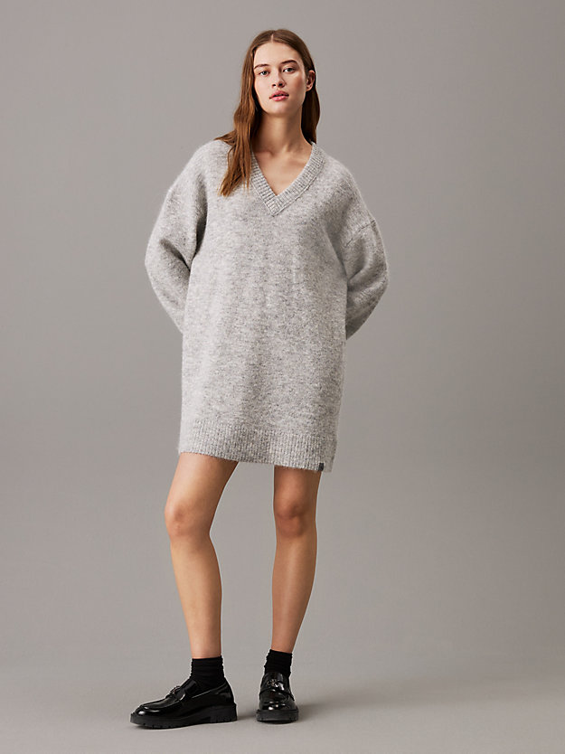 Soft Wool Blend Jumper Dress