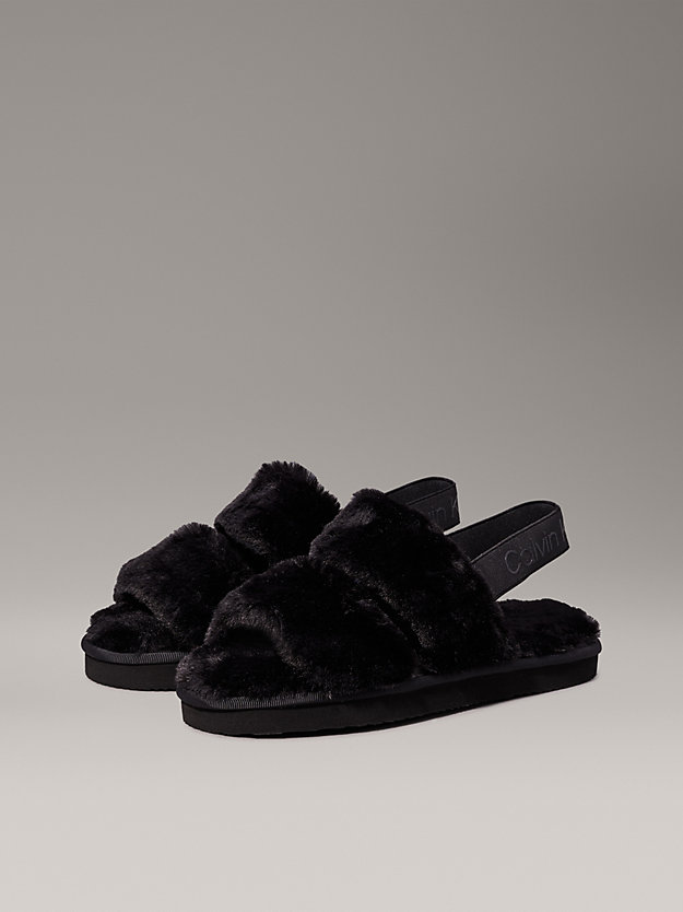 Faux Fur Slippers