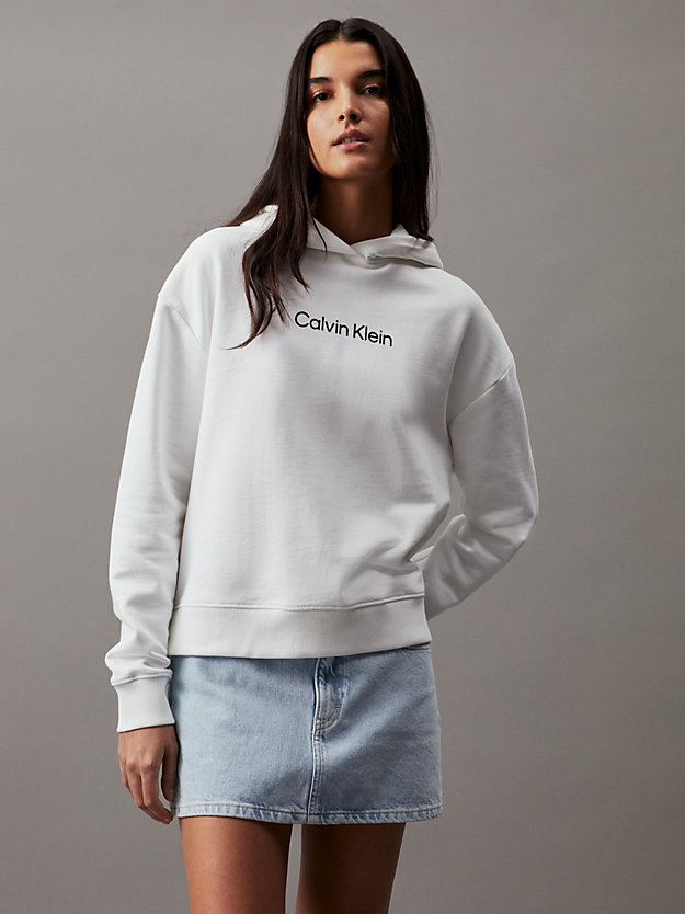 Cotton Terry Logo Hoodie