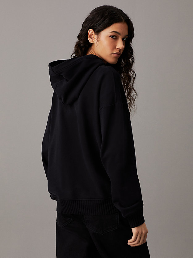 Relaxed Cotton Terry Hoodie