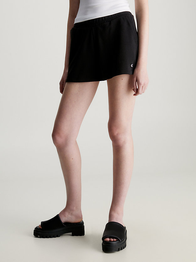 Cotton Terry Jogger Shorts