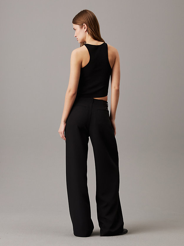 Asymmetric Knit Tank Top