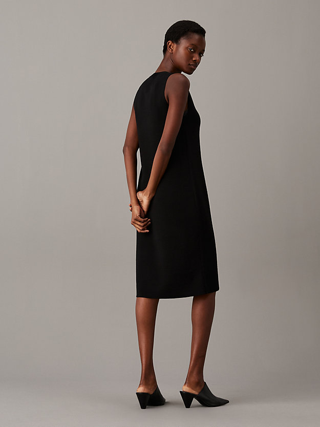 Slim Wool Shift Dress