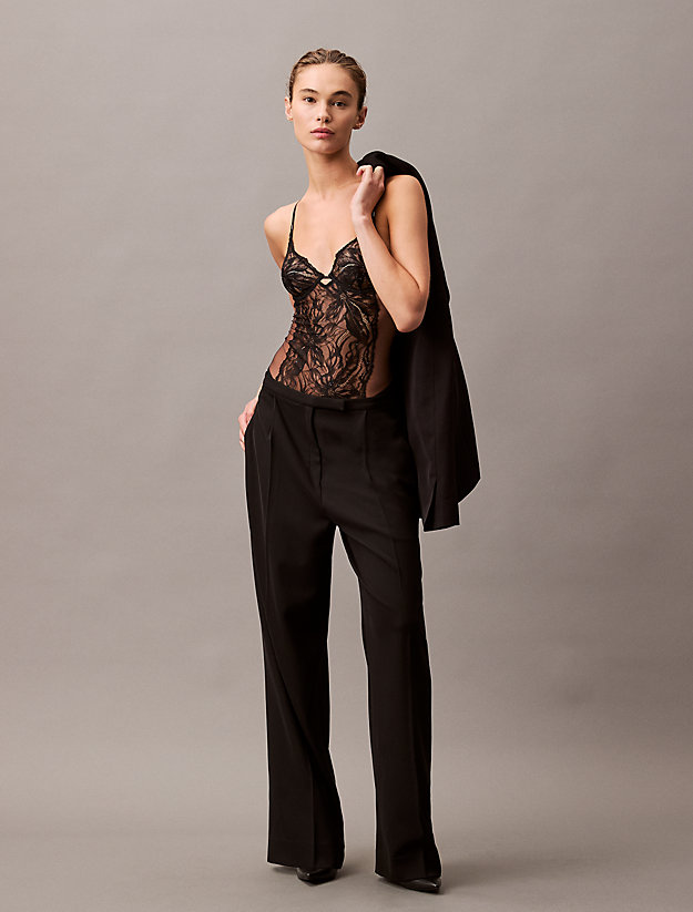 Lace and Mesh Bodysuit