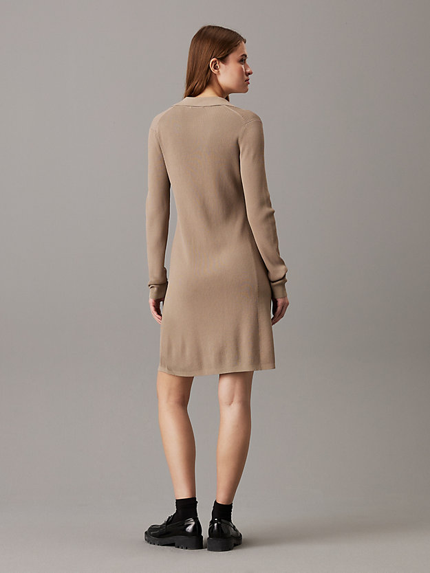 Soft Knit Flared Jumper Dress
