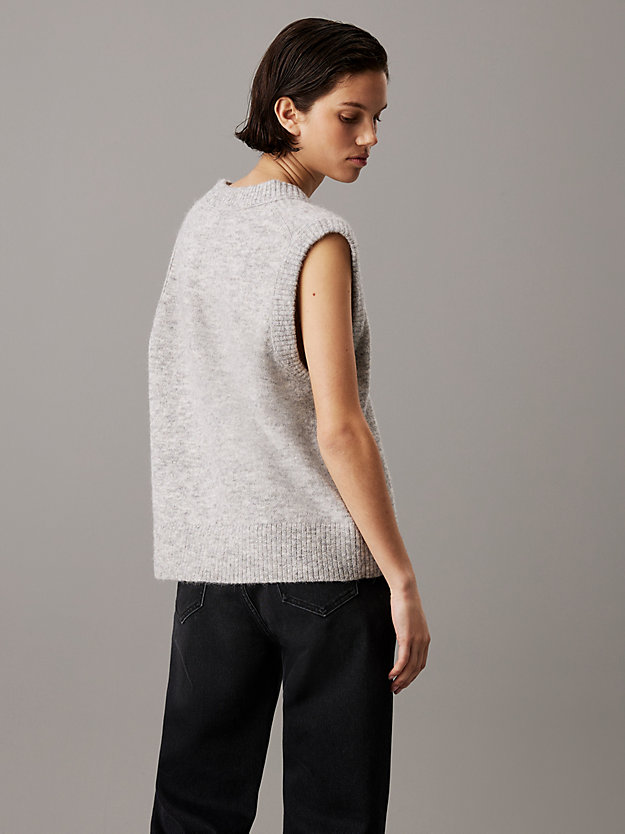 Relaxed Wool Blend Vest