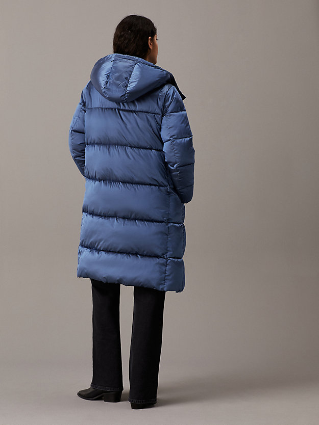 Shiny Satin Puffer Coat