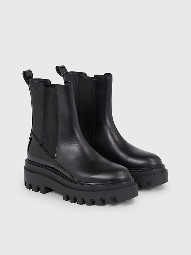 Chunky Leather Boots