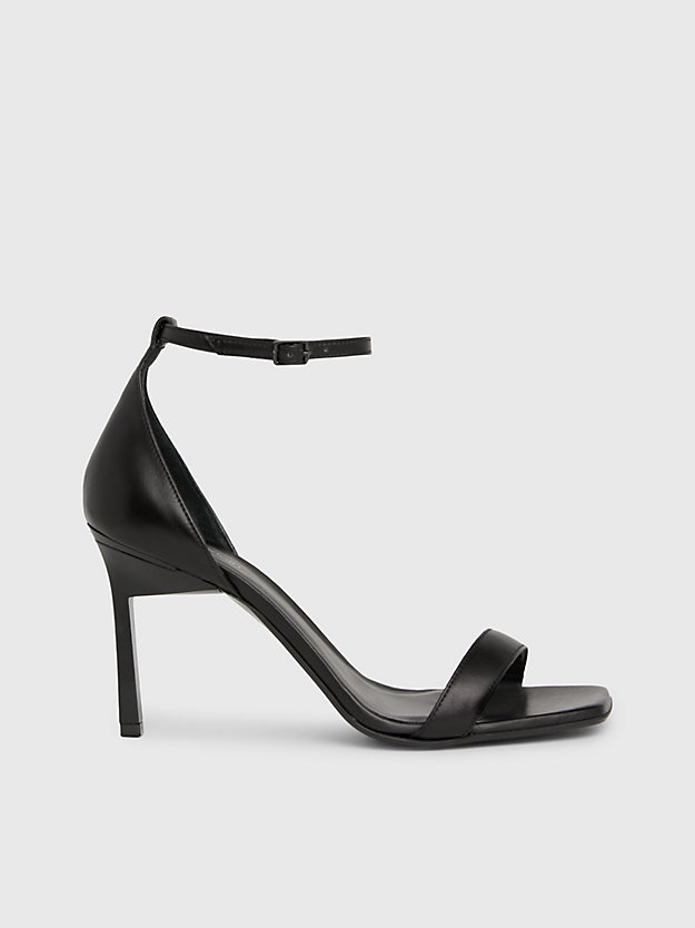 Leather Stiletto Sandals