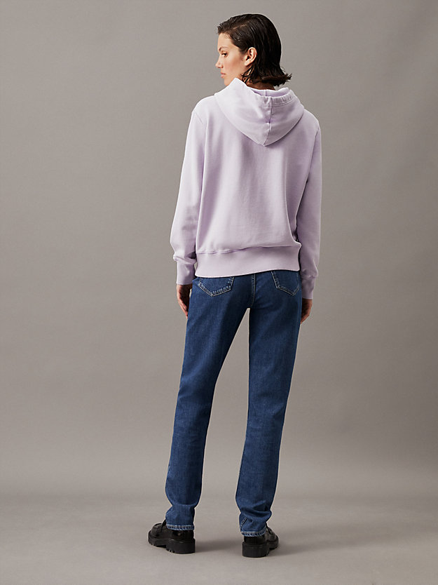 Washed Cotton Monogram Hoodie