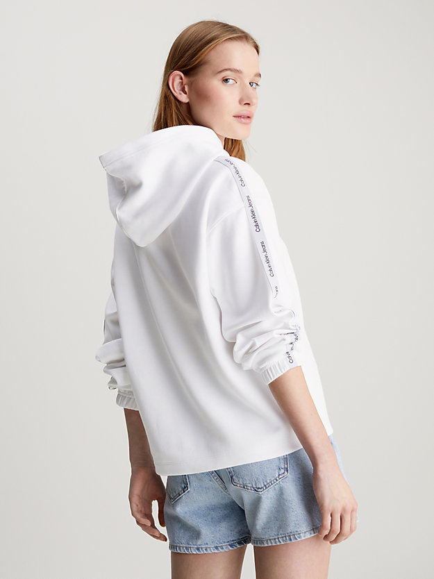 Relaxed Logo Tape Hoodie