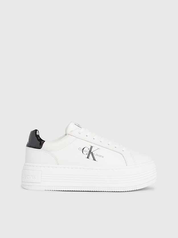 Leather Platform Trainers