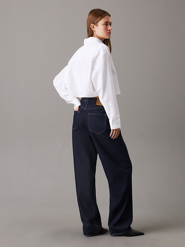 Cropped Oxford Cotton Shirt