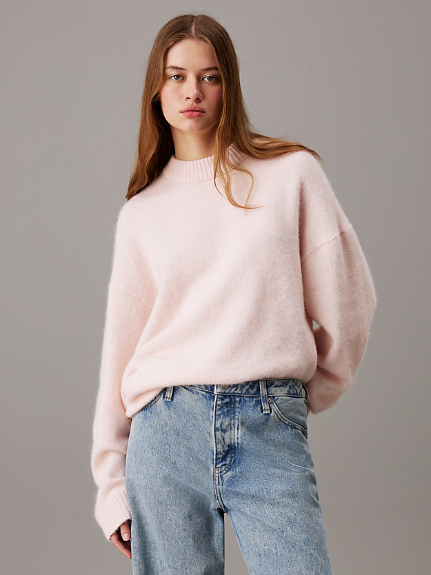Relaxed Wool Blend Jumper