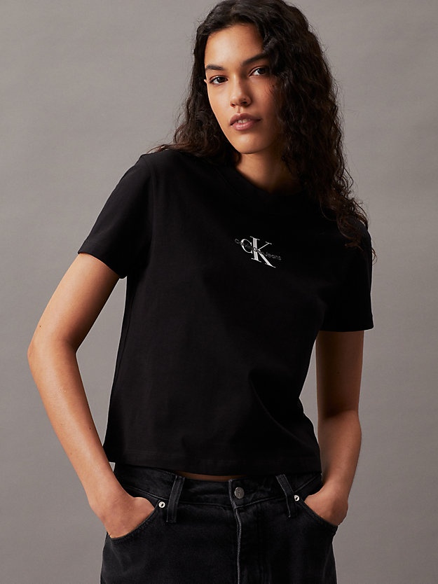 Cropped Monogram T-shirt