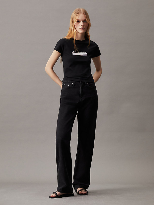 Slim Cropped Logo T-shirt