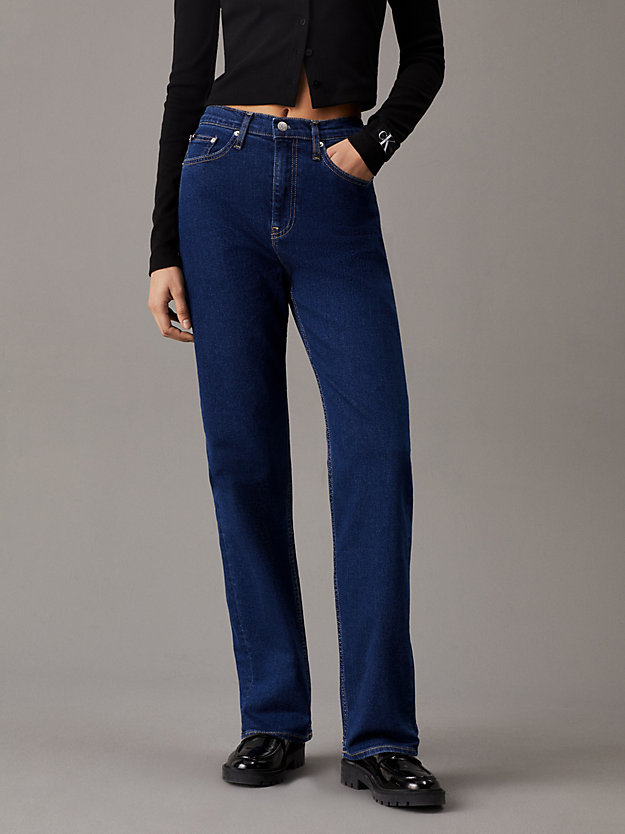 High Rise Straight Jeans