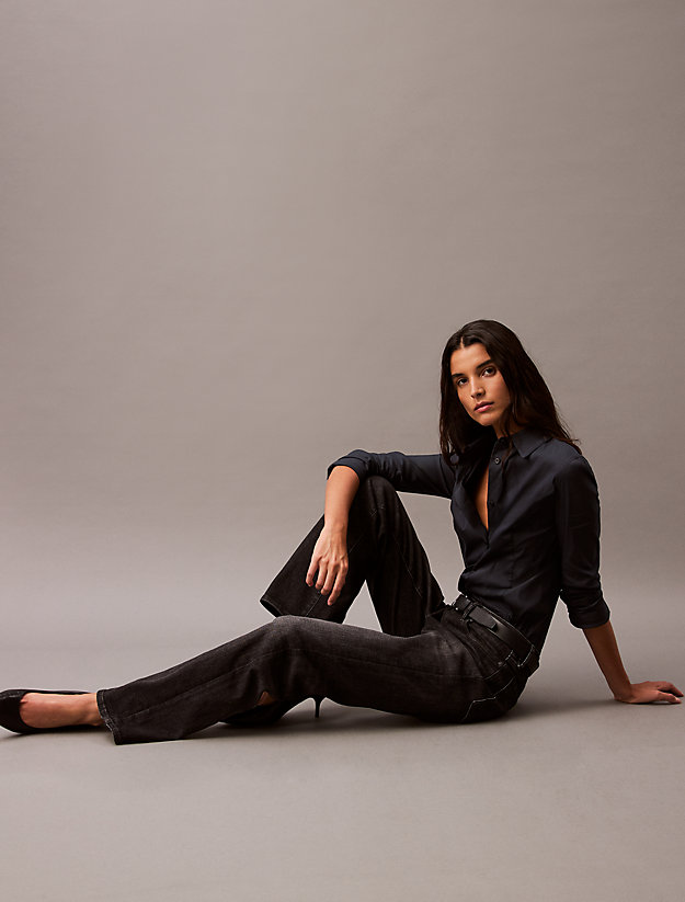 Relaxed Cotton Cashmere Jeans