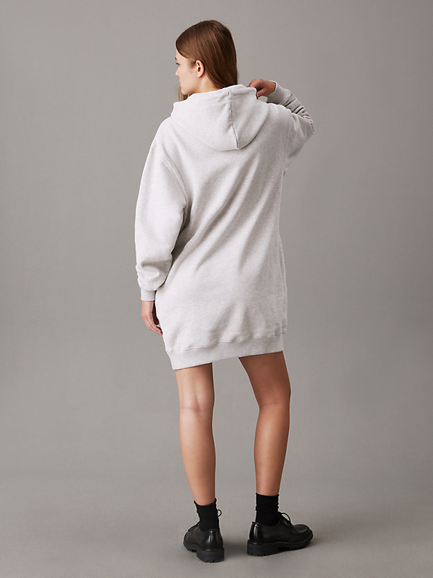 Monogram Hooded Sweatshirt Dress