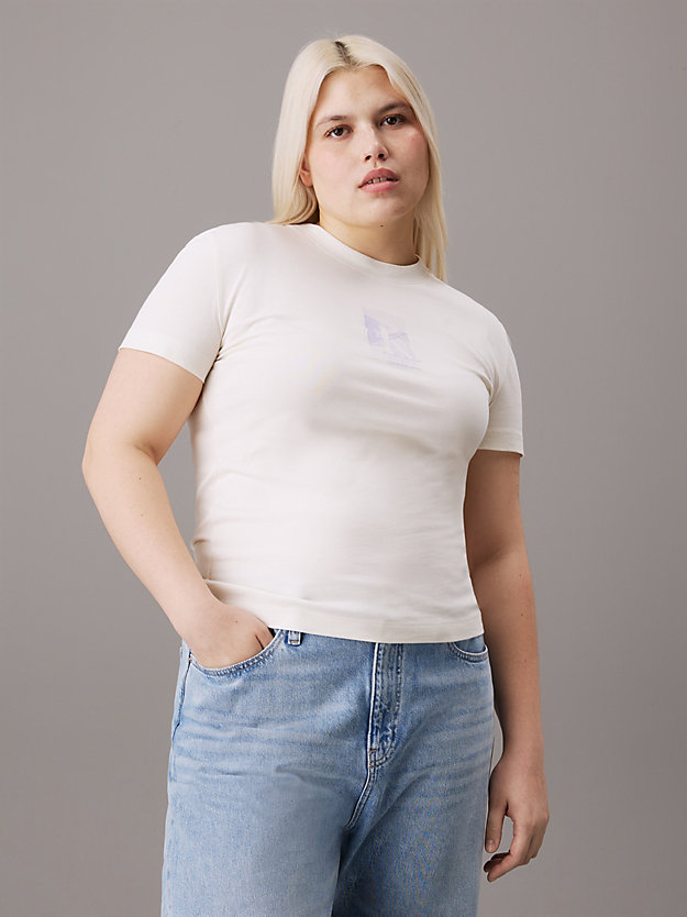 Plus Size Monogram T-shirt