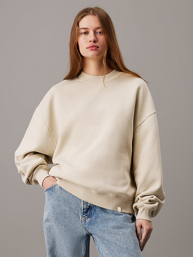 Relaxed Cotton Fleece Sweatshirt