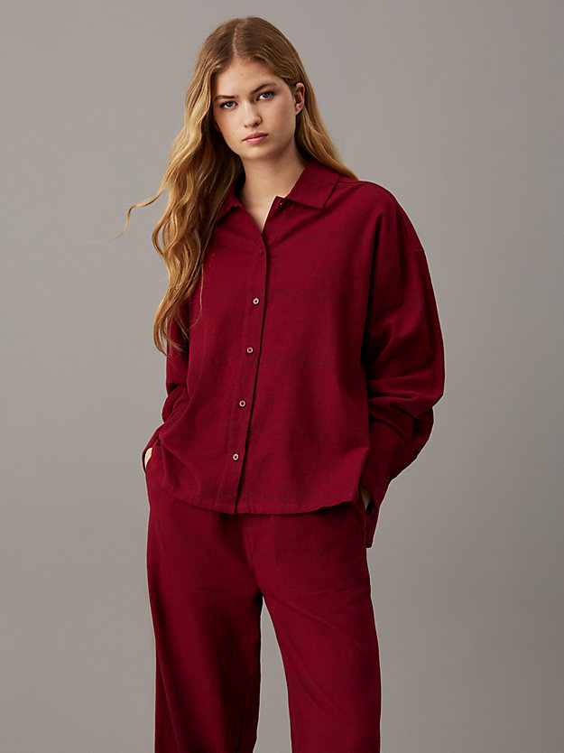 Cotton Flannel Pyjama Top