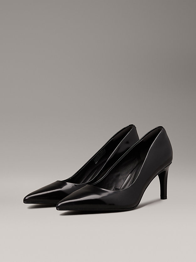 Leather Stiletto Pumps