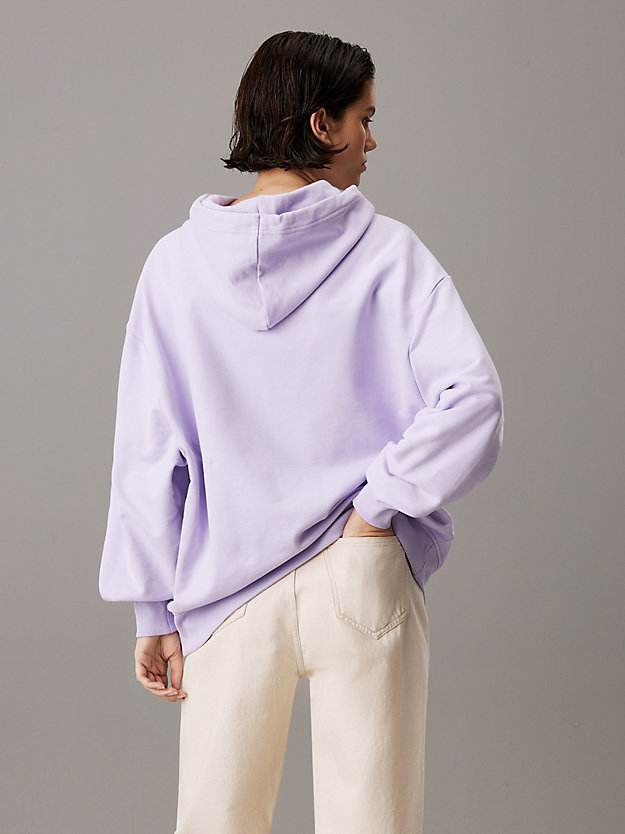 Oversized Terry Badge Hoodie
