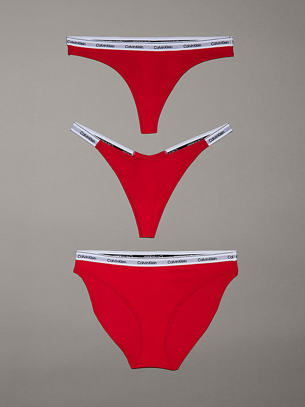 3 Pack Thong, String Thong and Bikini Briefs