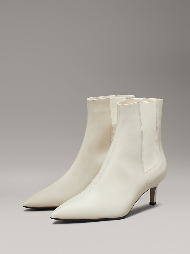 Leather Heeled Chelsea Boots