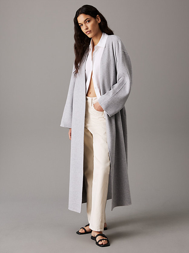 Oversized Double Face Wool Coat