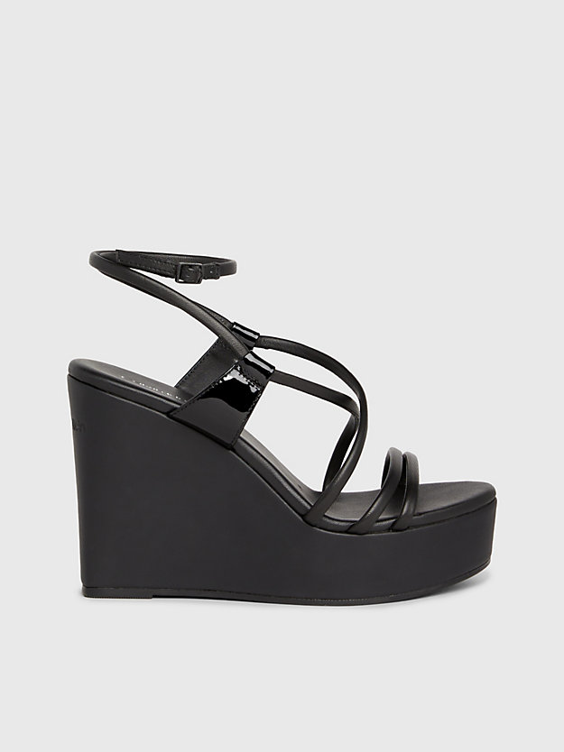 Leather Wedge Sandals