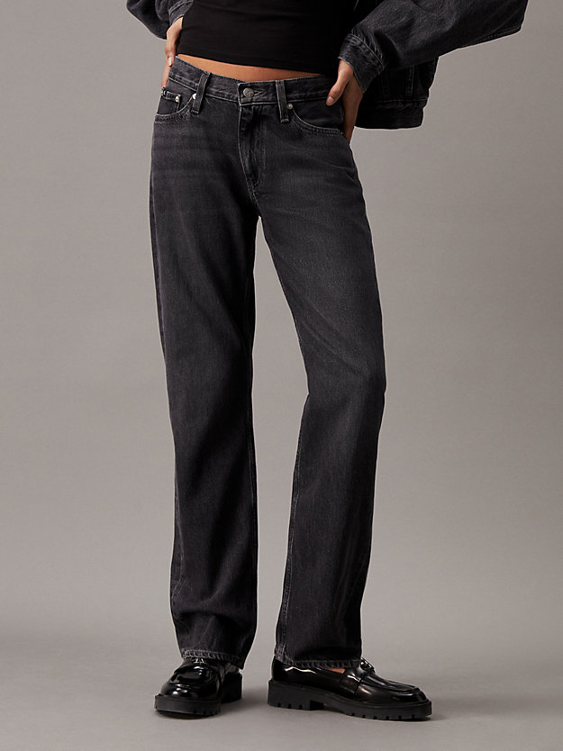 Low Rise Straight Jeans