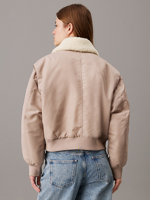 Sateen Aviator Jacket