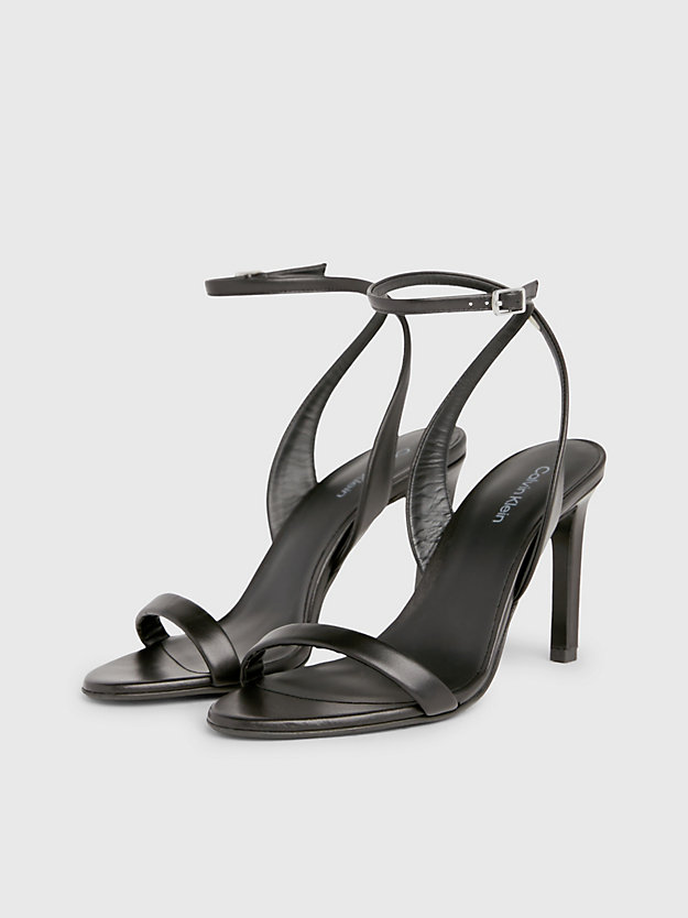 Leather Stiletto Sandals