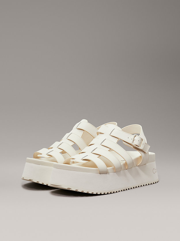 Leather Platform Sandals